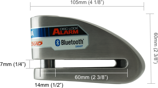Xena XX15 BLE Connected Disc Lock Alarm