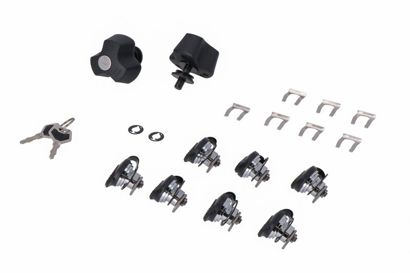 TRAX lock set with anti-theft protection PRO. 9 matching locks, 2 keys. Anti-theft protection. (QLS.00.095.15100)