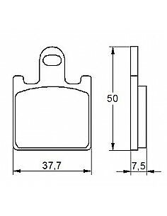 Accossato Brake Pads - Kawasaki ZX6R Etc - 2 Packs (AGPA107EV1) ** Clearance Sale **