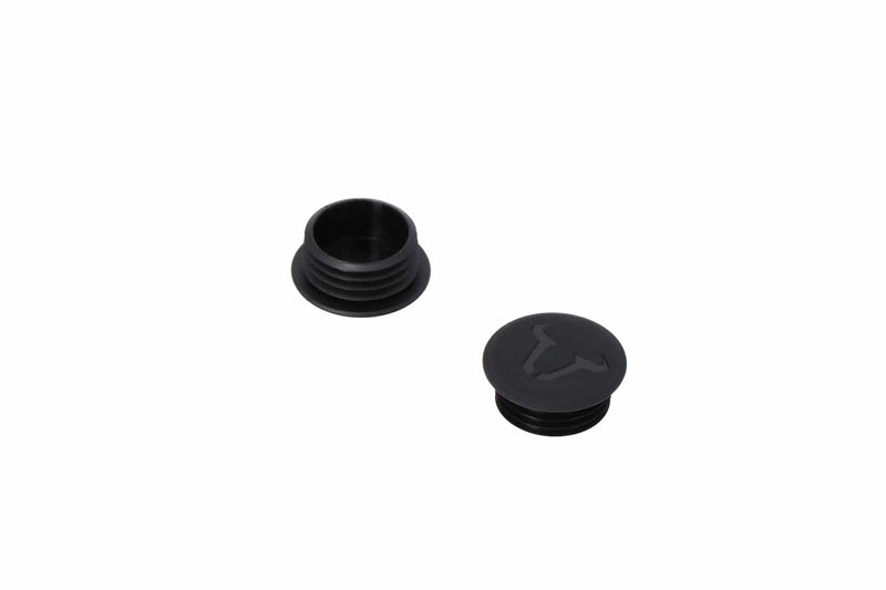 Replacement frame caps for crash bars. Black. As pair. (SBL.00.051.80000/B)