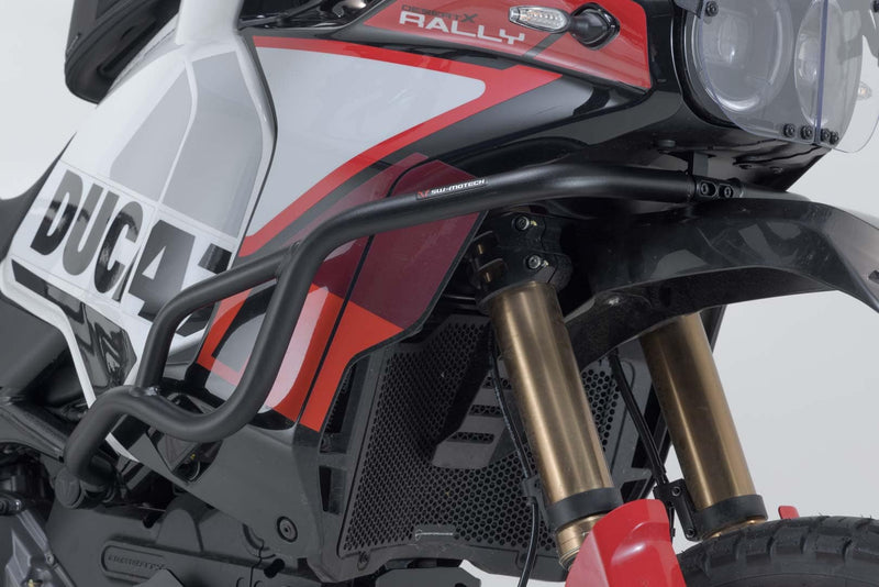 Crash bar. Black. Ducati DesertX (22-) / Rally (23-). (SBL.22.995.10003/B) Superseded from SW-SBL2299510002-B