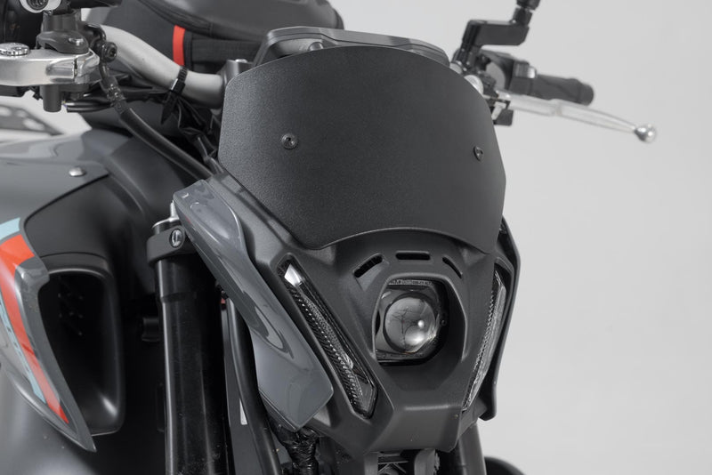 Windscreen. Black. Yamaha MT-09 (20-). (SCT.06.851.10000/B)  [Clearance]