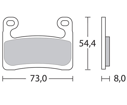 Brembo Z04 Compound Brake Pads