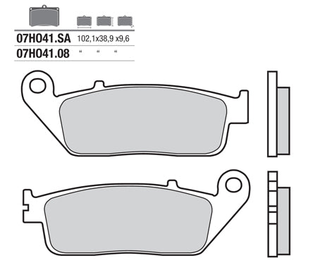 Brembo SA Compound Front Brake Pads