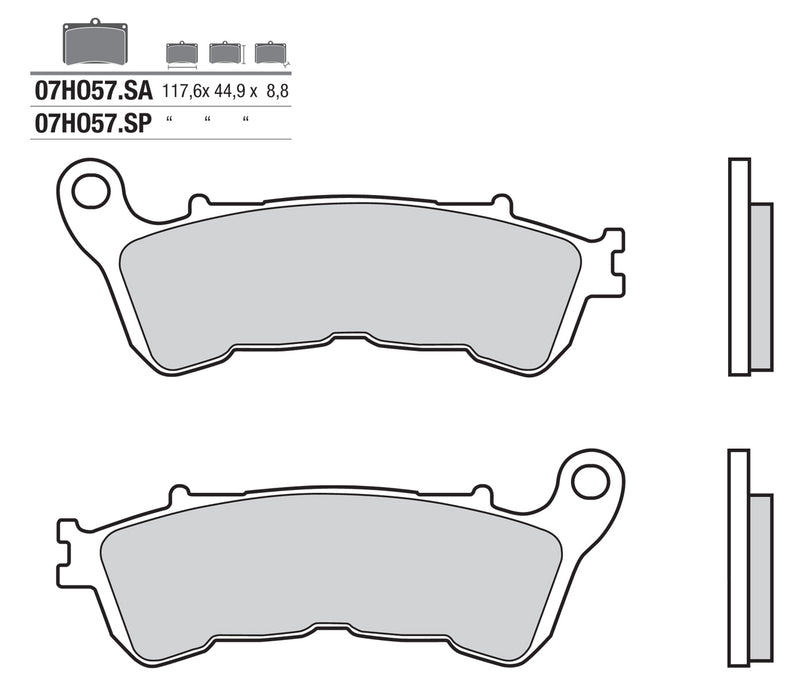 Brembo SA Compound Front Brake Pads