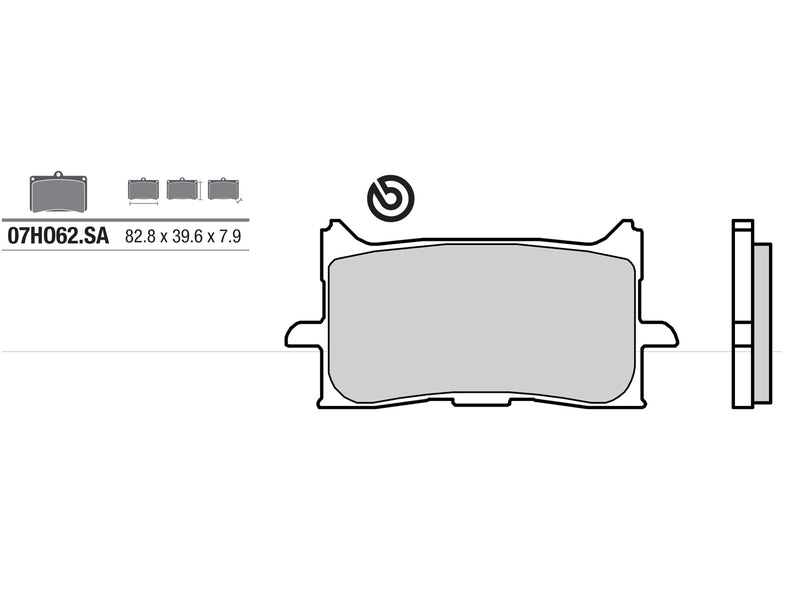 Brembo SA Compound Front Brake Pads