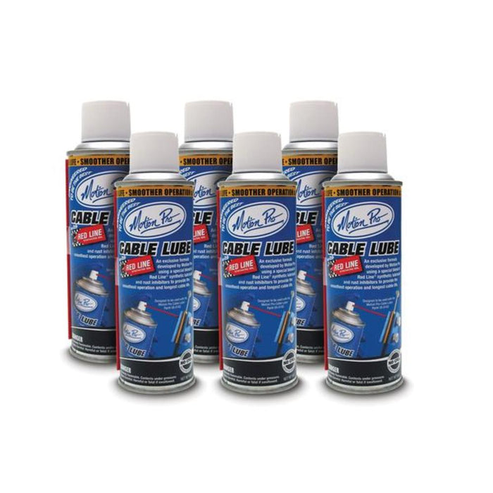 Motion Pro Cable Lube, 6 Oz Can 6 Pack (15-0001)