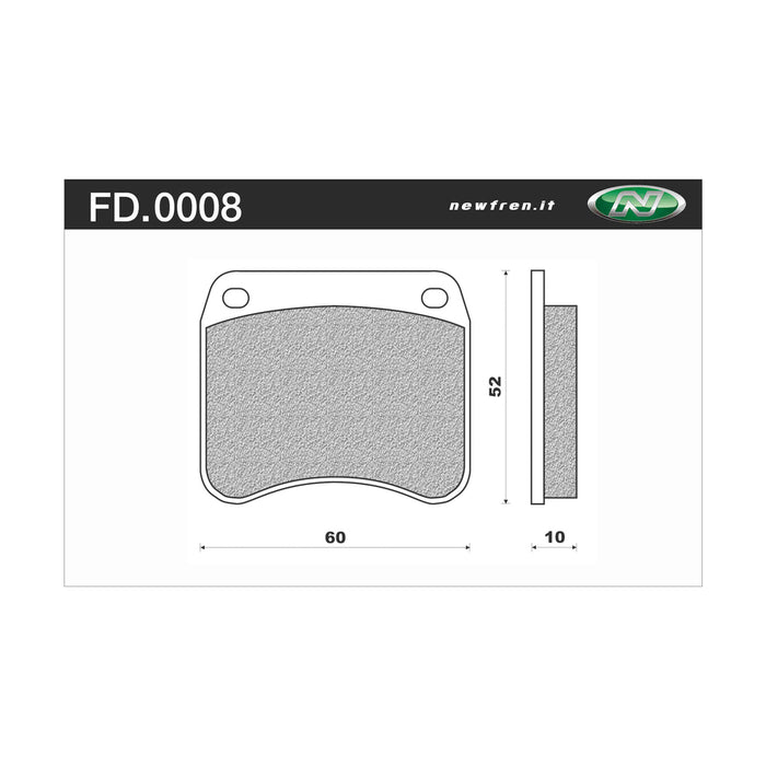 Newfren Rear Brake Pads (Single Set) B