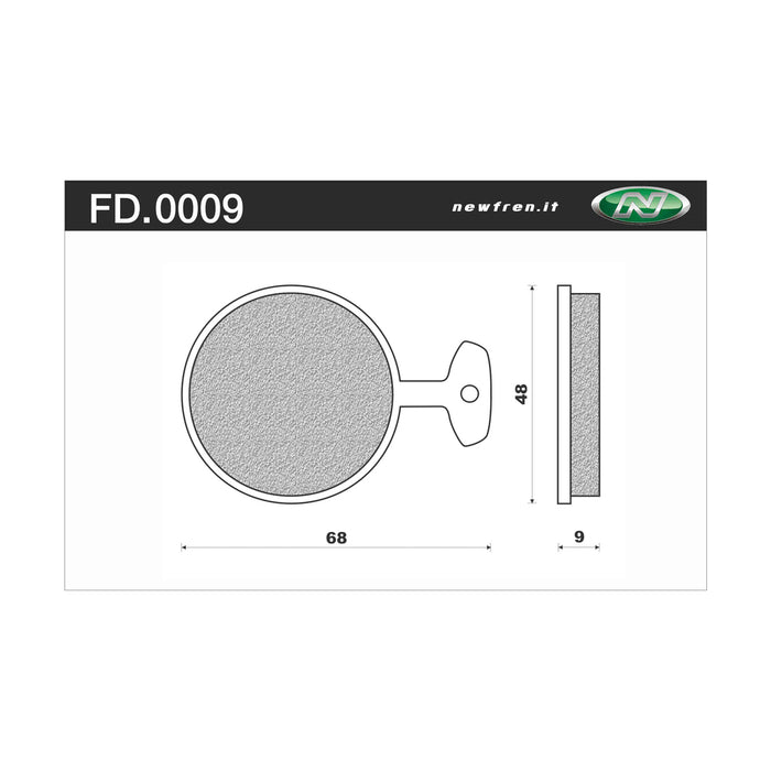 Newfren Rear Brake Pads (Single Set) B