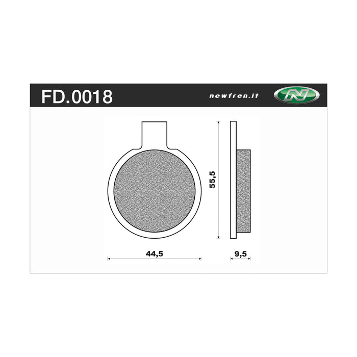 Newfren Rear Brake Pads (Single Set) B