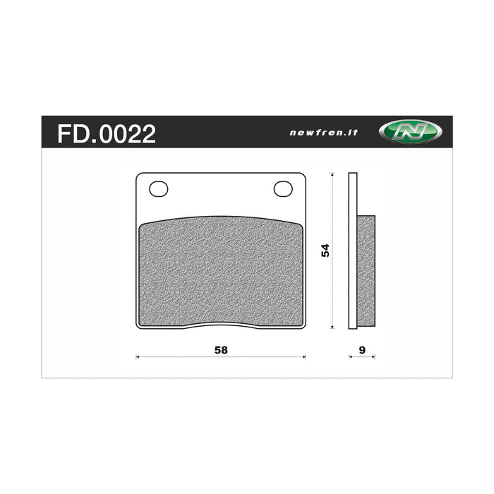 Newfren Rear Brake Pads (Single Set) B