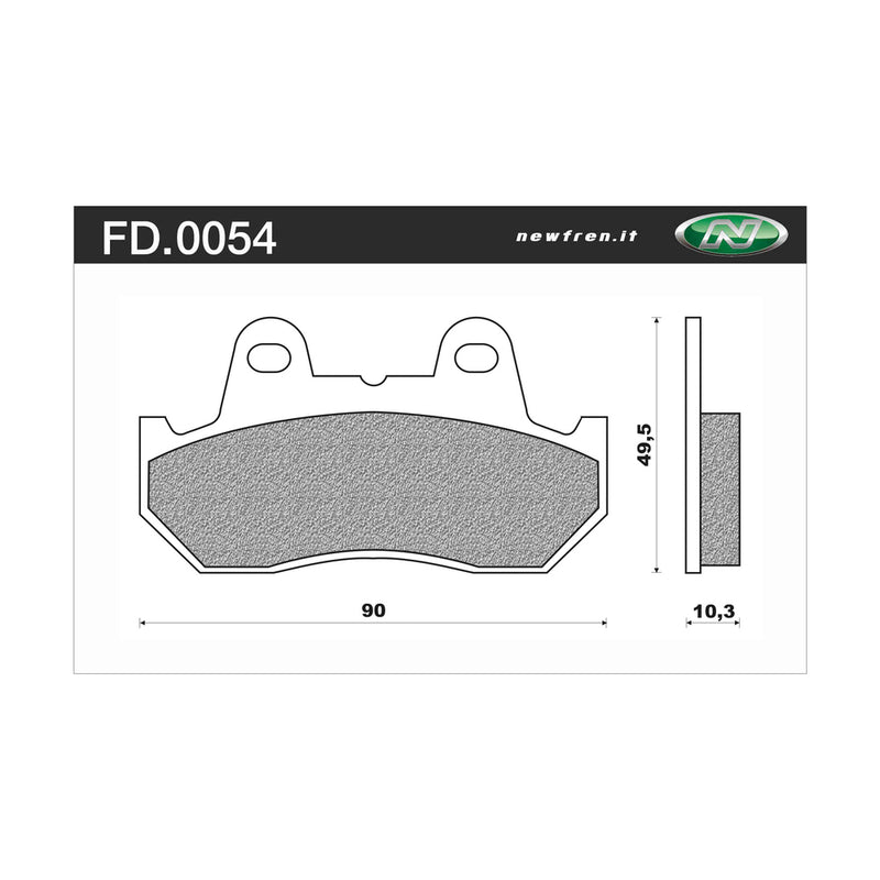 Newfren Rear Brake Pads (Single Set) A
