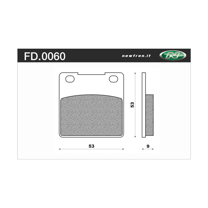 Newfren Rear Brake Pads (Single Set) A