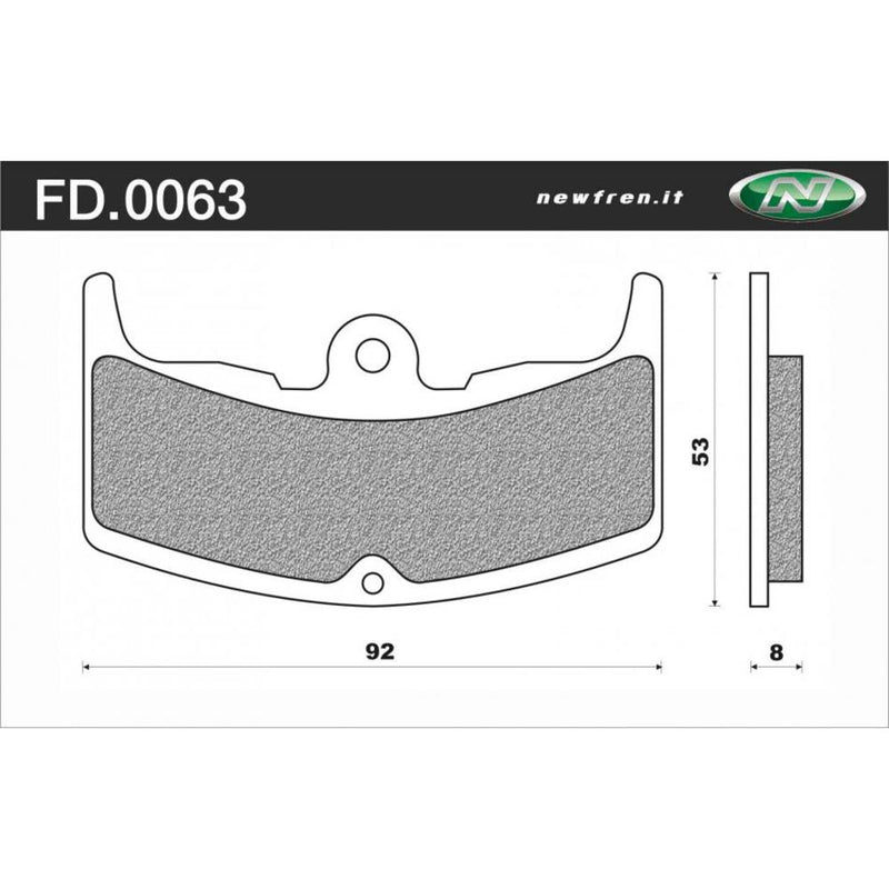 Newfren Rear Brake Pads (Single Set) A