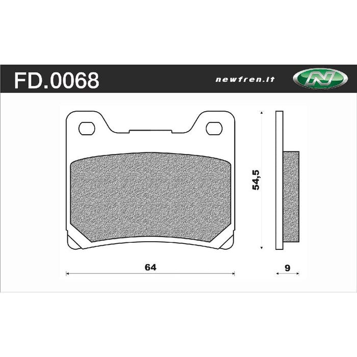 Newfren Rear Brake Pads (Single Set) B