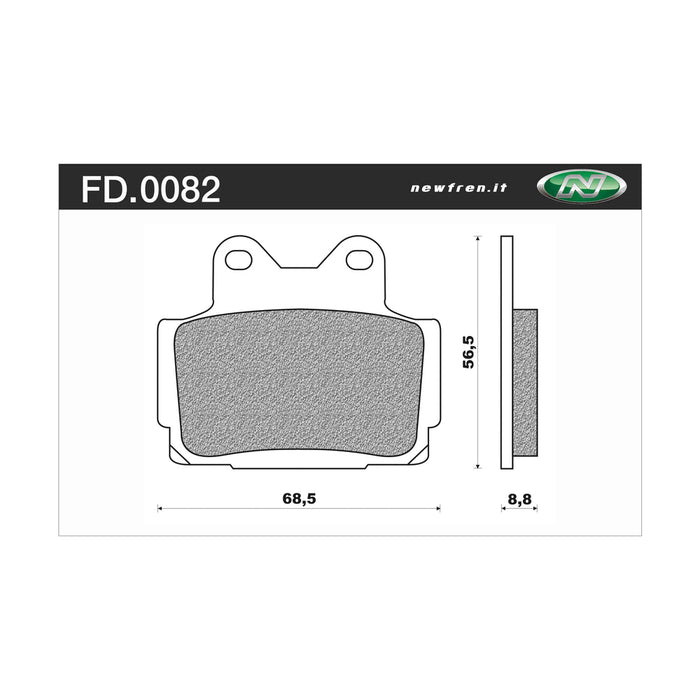 Newfren Rear Brake Pads (Single Set) B