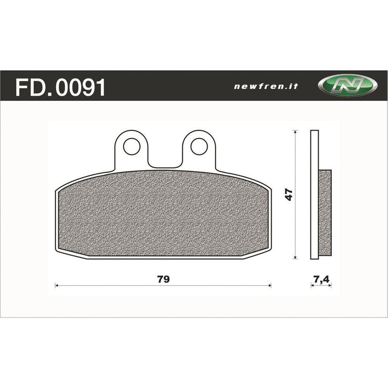 Newfren Rear Brake Pads (Single Set) A