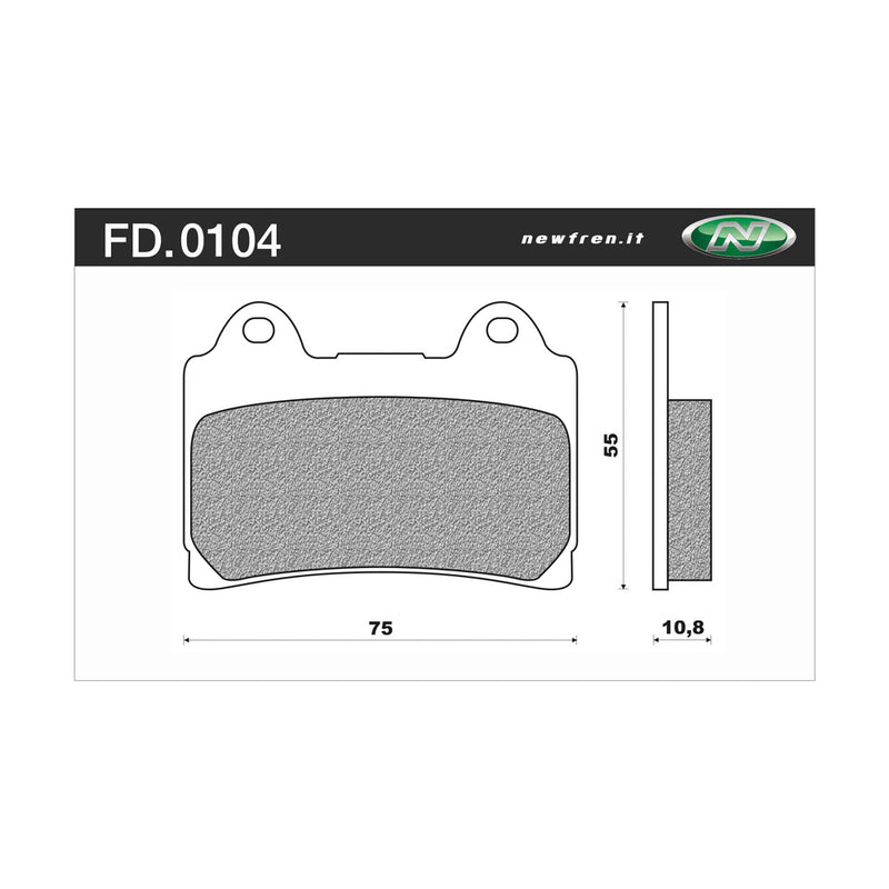 Newfren Rear Brake Pads (Single Set) B