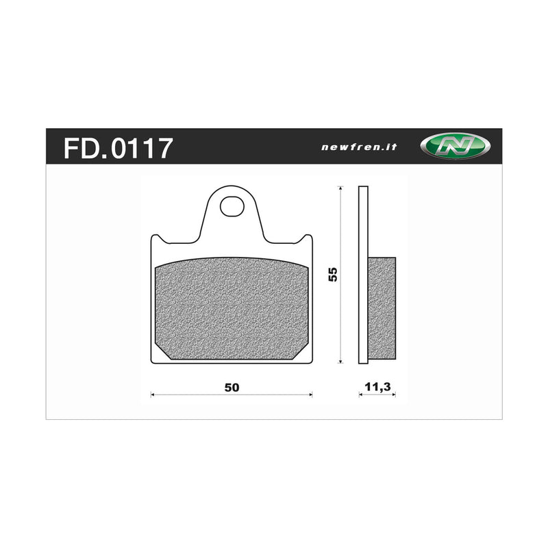 Newfren Rear Brake Pads (Single Set) A