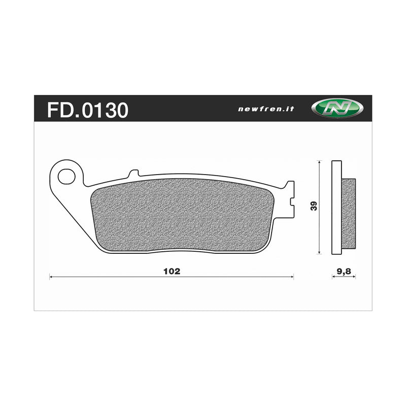 Newfren Sintered Front Brake Pads (Pair)