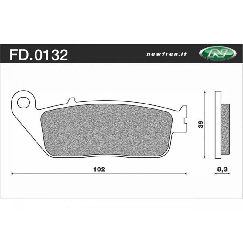 Newfren Sintered Front Brake Pads (Pair)