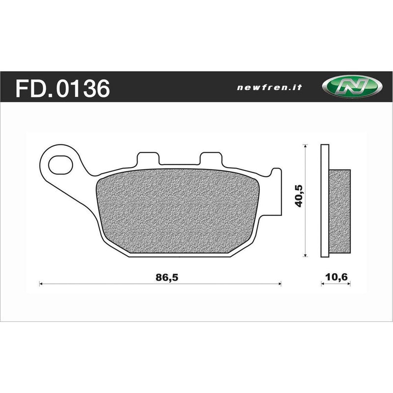 Newfren Sintered Front Brake Pads (Pair)