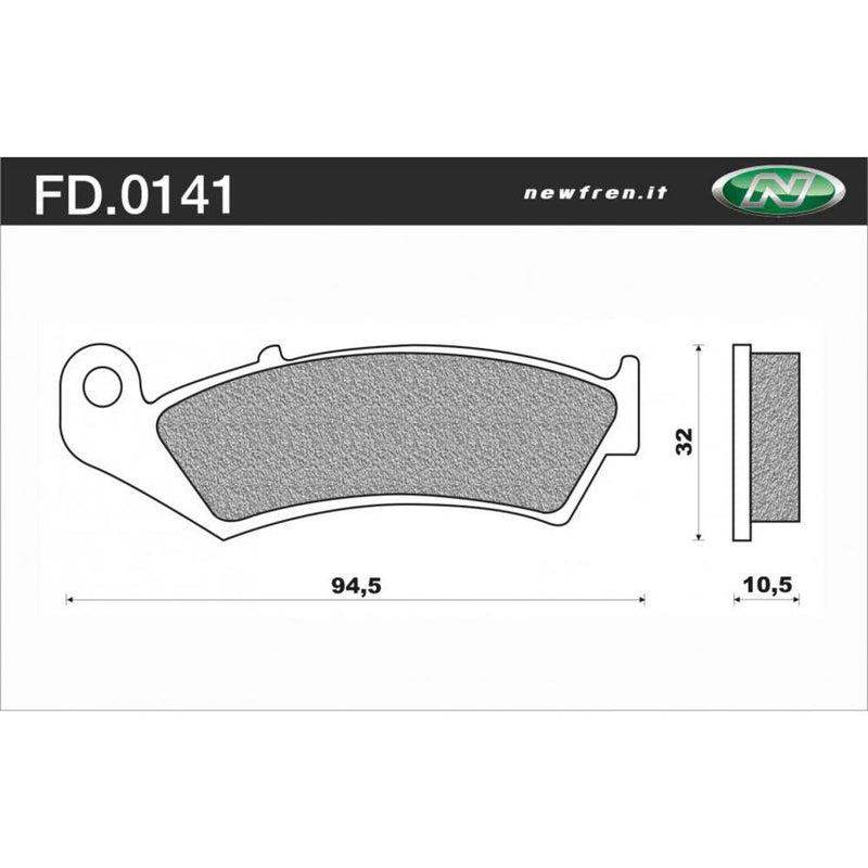 Newfren Rear Brake Pads (Single Set) A