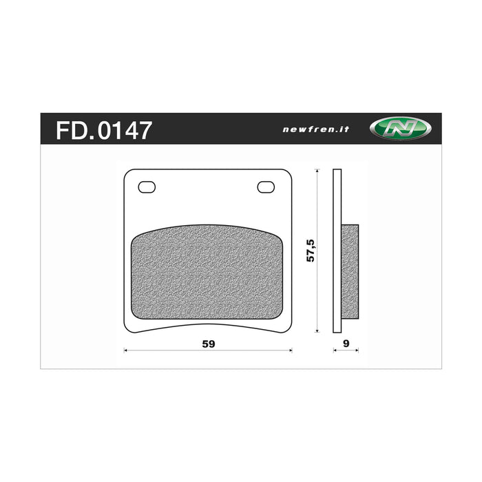 Newfren Rear Brake Pads (Single Set) B