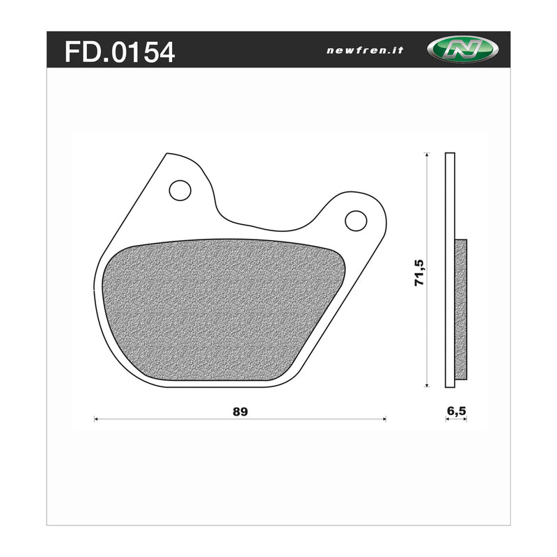 Newfren Rear Brake Pads (Single Set) A
