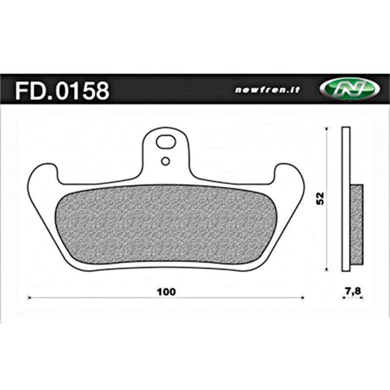 Newfren Rear Brake Pads (Single Set) A