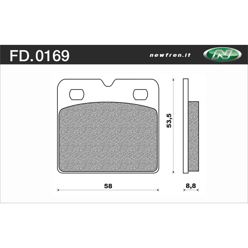Newfren Rear Brake Pads (Single Set) A