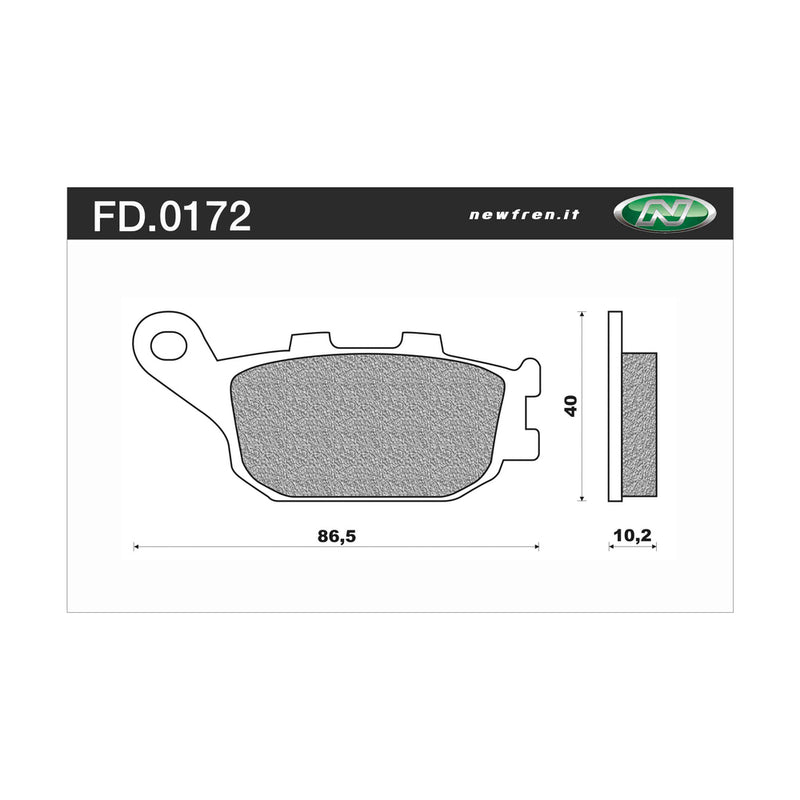 Newfren Rear Brake Pads (Single Set) A