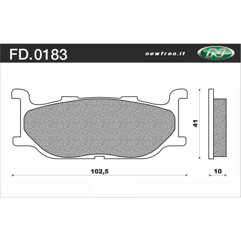 Newfren Rear Brake Pads (Single Set) A