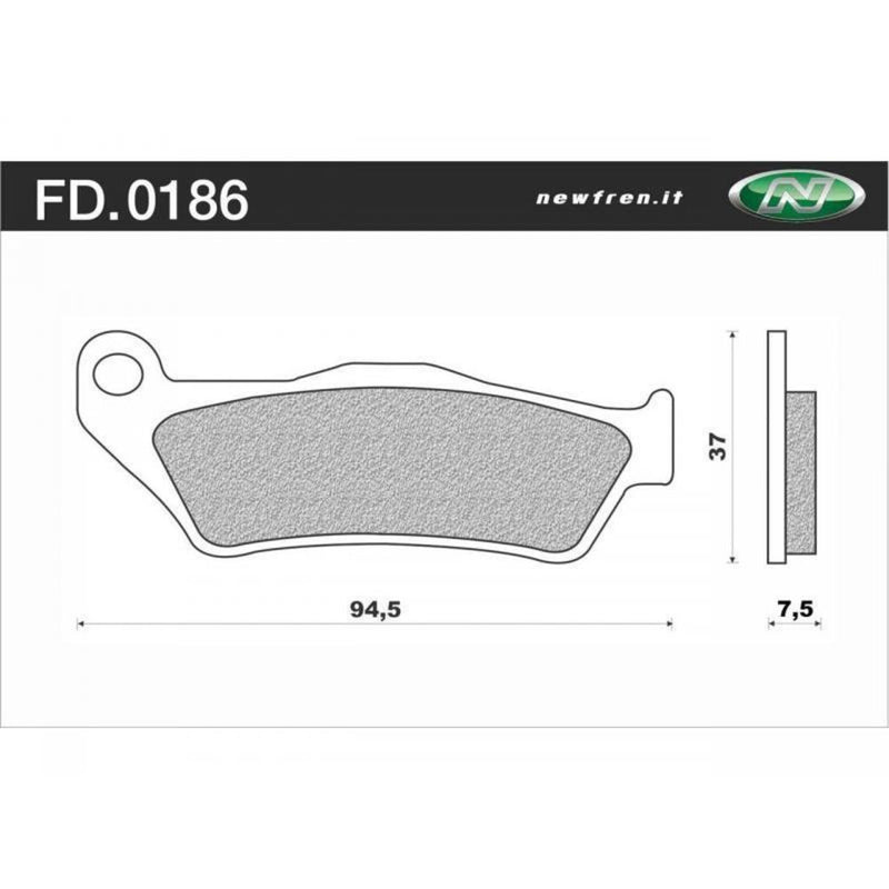 Newfren Rear Brake Pads (Single Set) A