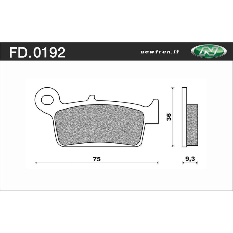 Newfren Rear Brake Pads (Single Set) A