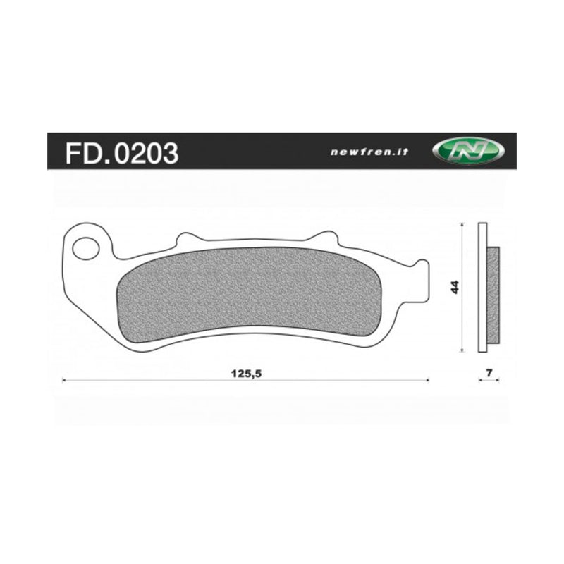 Newfren Rear Brake Pads (Single Set) A