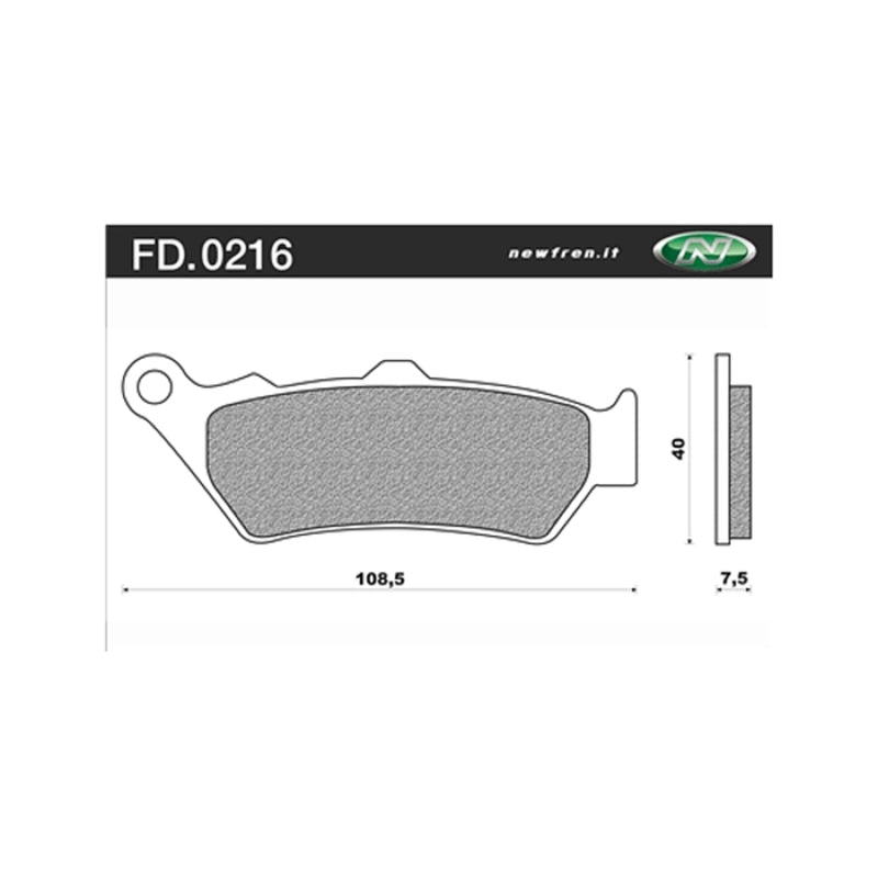 Newfren Rear Brake Pads (Single Set) A