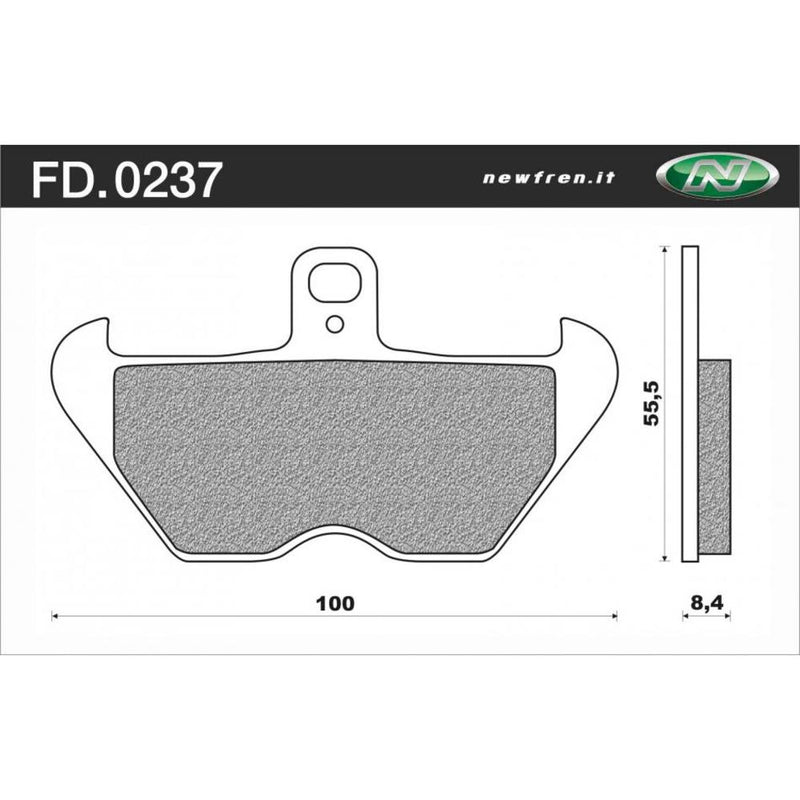 Newfren Sintered Front Brake Pads (Pair)