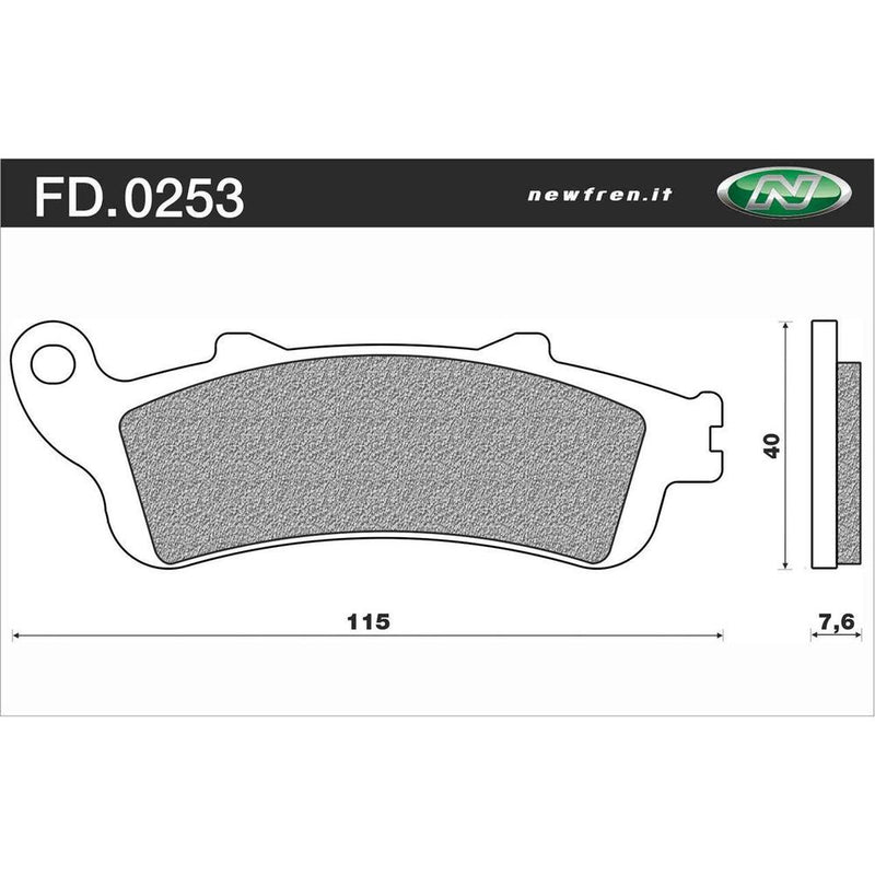 Newfren Rear Brake Pads (Single Set) A