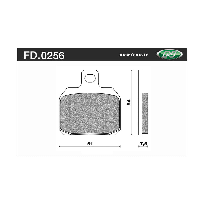 Newfren Sintered Front Brake Pads (Pair)