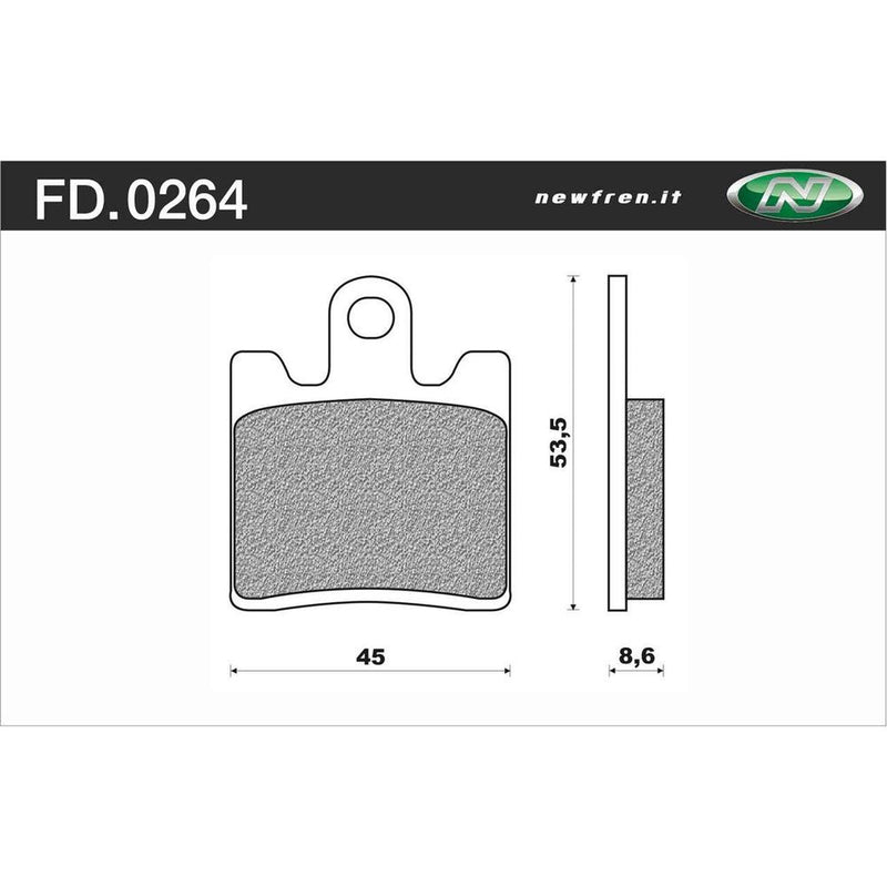 Newfren Sintered Front Brake Pads (Pair)