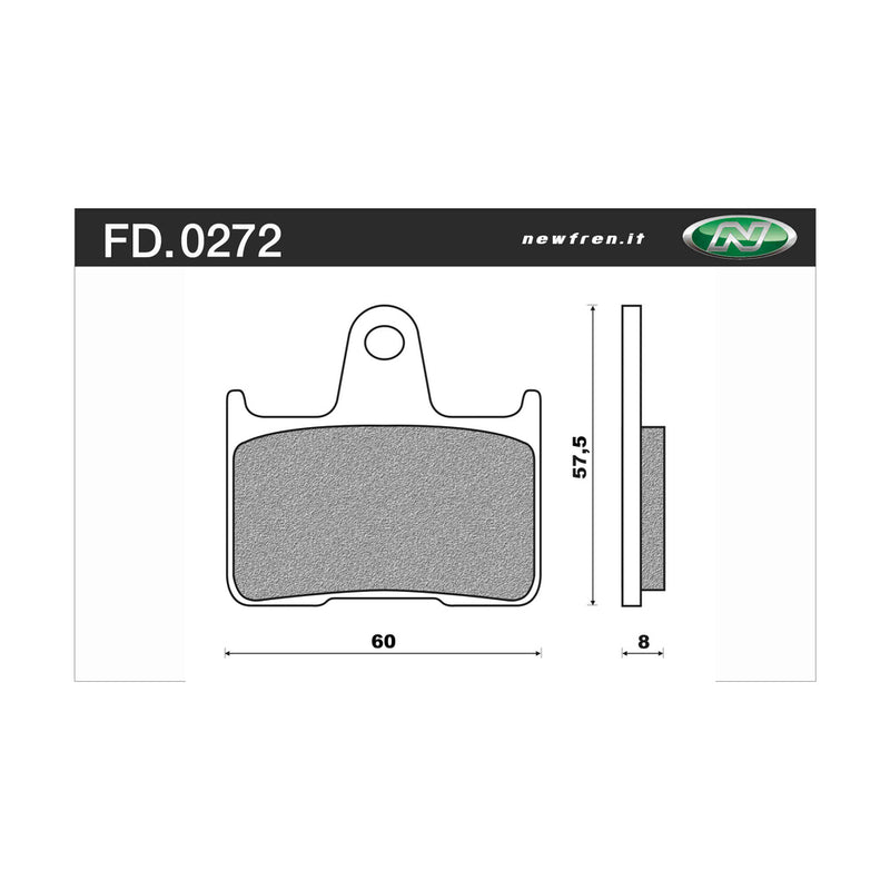 Newfren Rear Brake Pads (Single Set) A