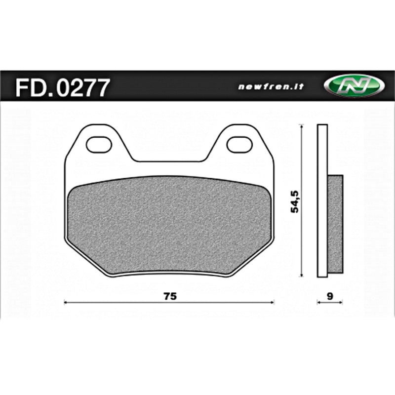 Newfren Rear Brake Pads (Single Set) A