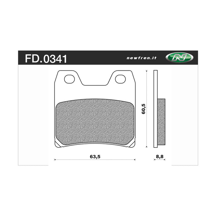 Newfren Rear Brake Pads (Single Set) B