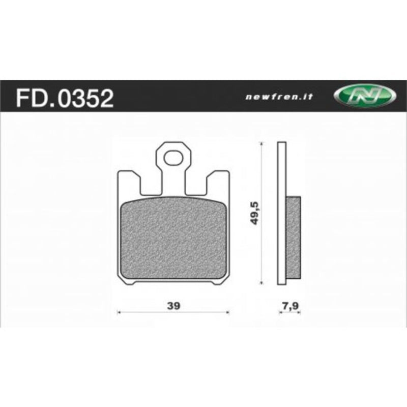 Newfren Sintered Front Brake Pads (Pair)
