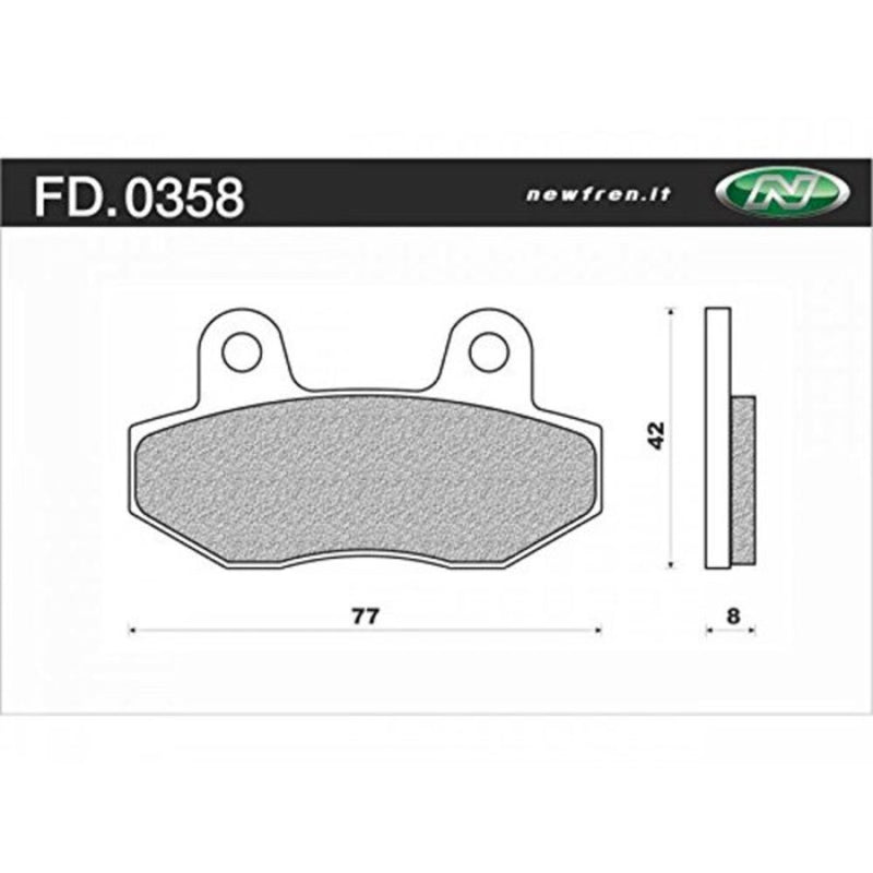 Newfren Rear Brake Pads (Single Set) A