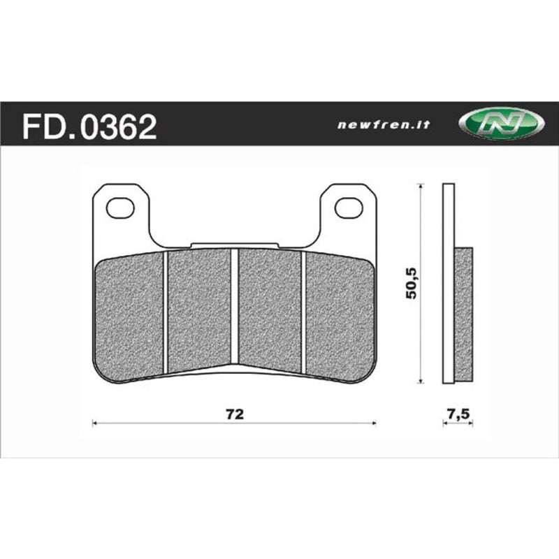 Newfren Sintered Front Brake Pads (Pair)