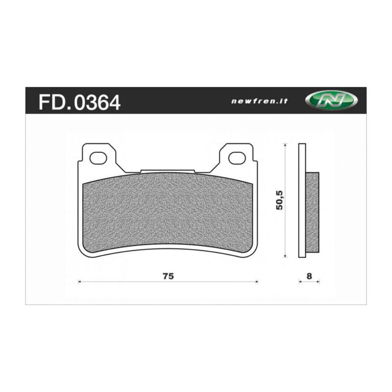 Newfren Sintered Front Brake Pads (Pair)