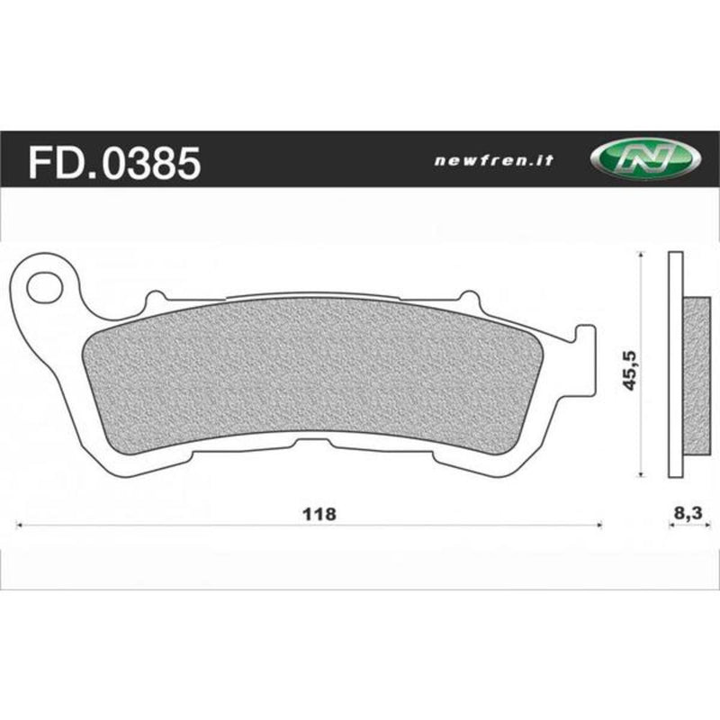 Newfren Sintered Front Brake Pads (Pair)