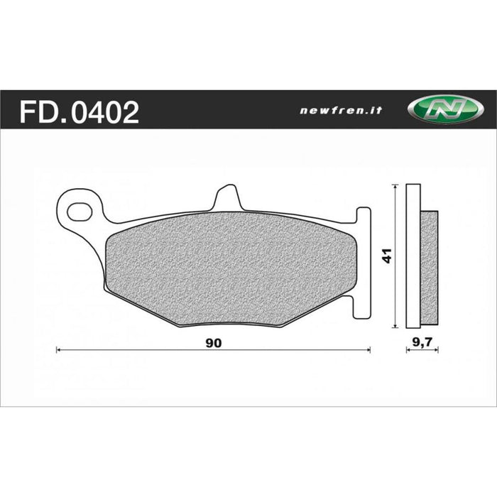 Newfren Rear Brake Pads (Single Set) B